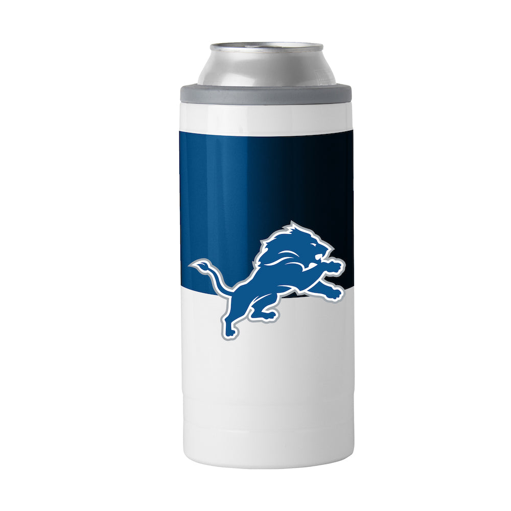 Detroit Lions colorblock slim can coolie