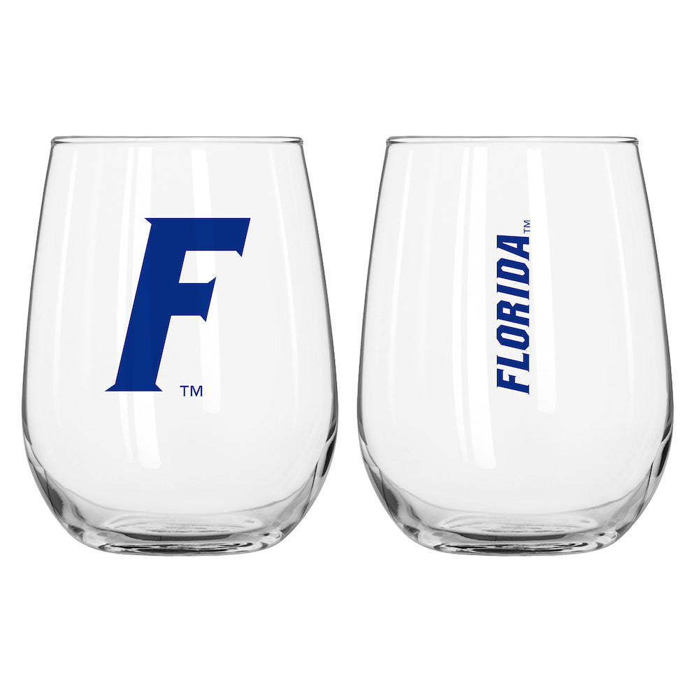 Florida Gators Stemless Wine Glass