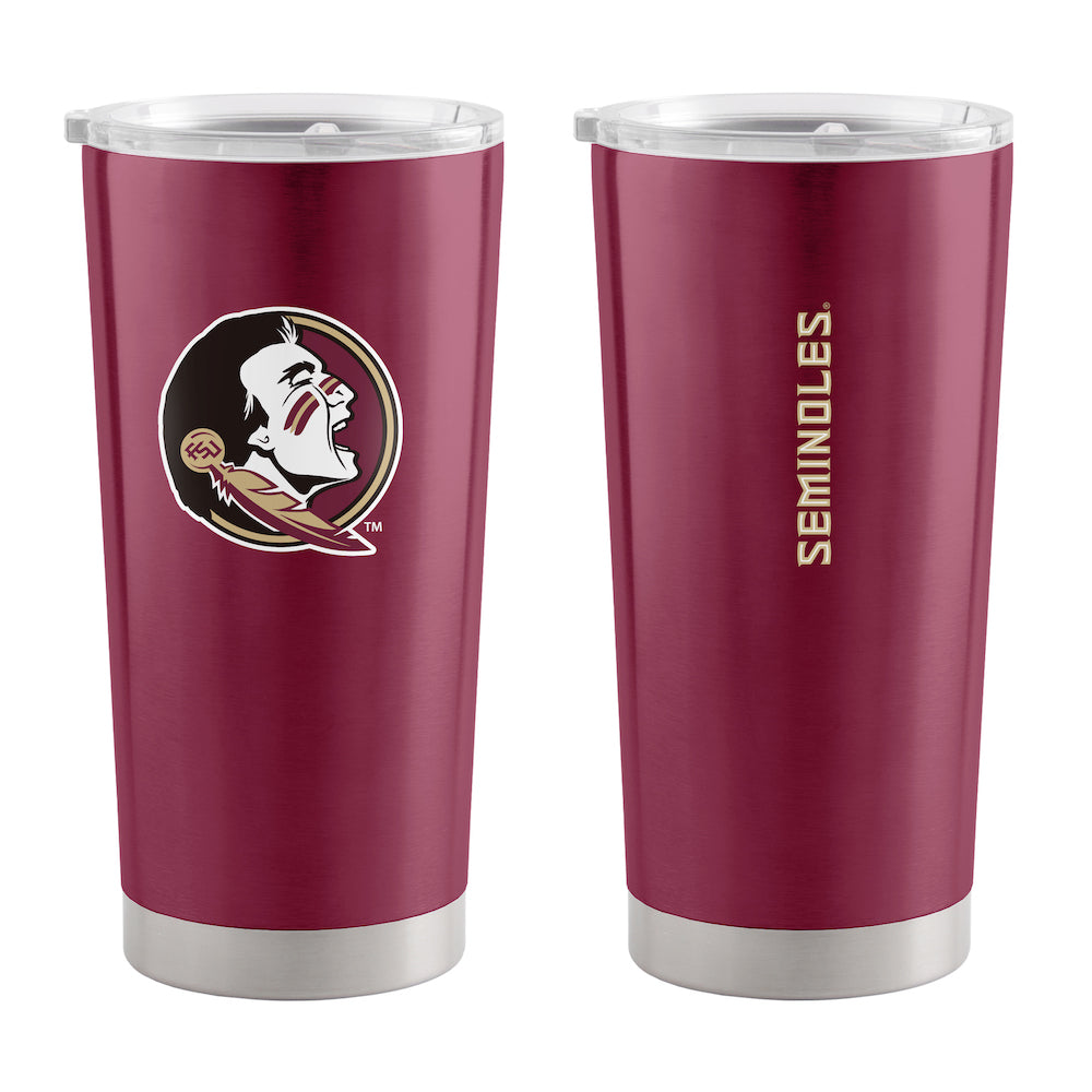 Florida State Seminoles 20 oz stainless steel travel tumbler