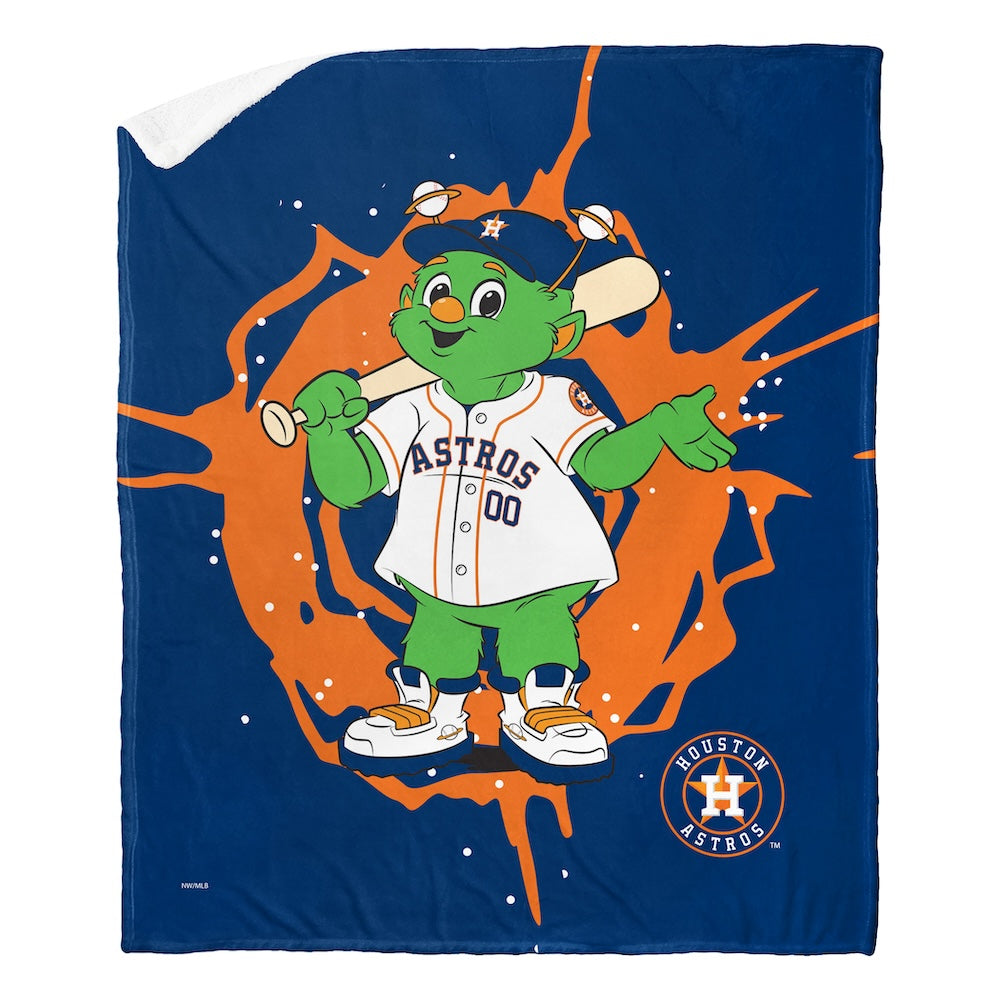 Houston Astros MASCOT Sherpa Blanket