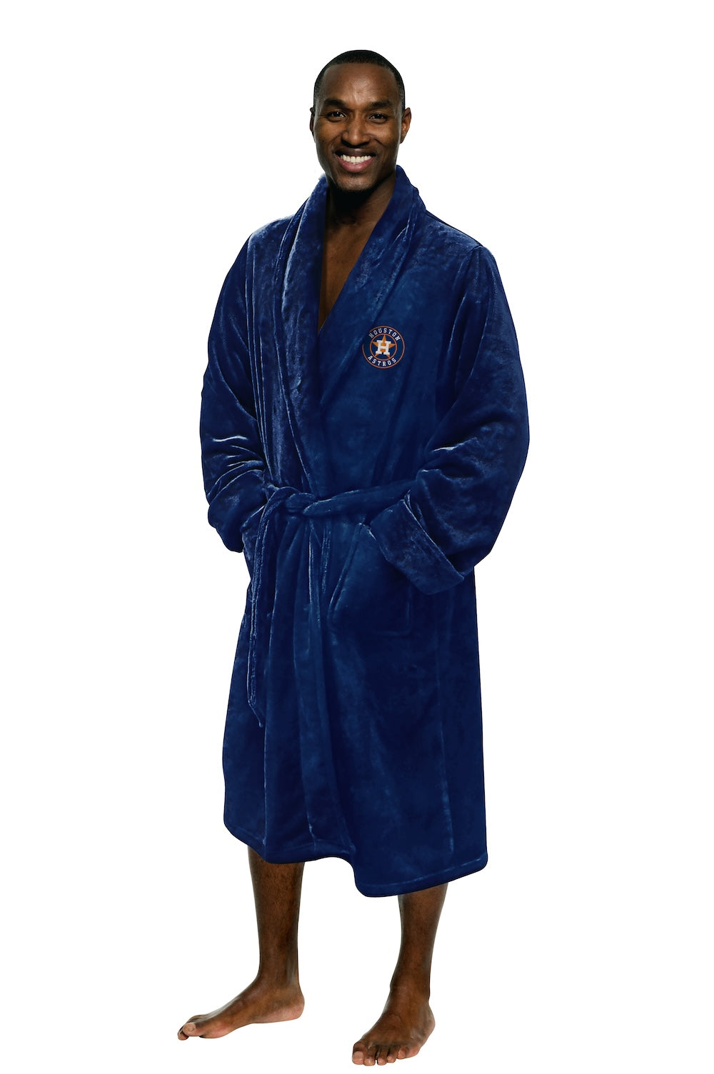 Houston Astros silk touch bathrobe