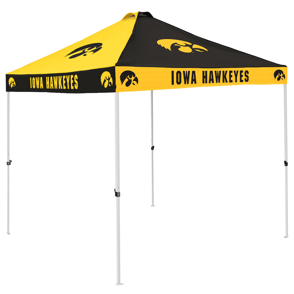 Iowa Hawkeyes checkerboard canopy