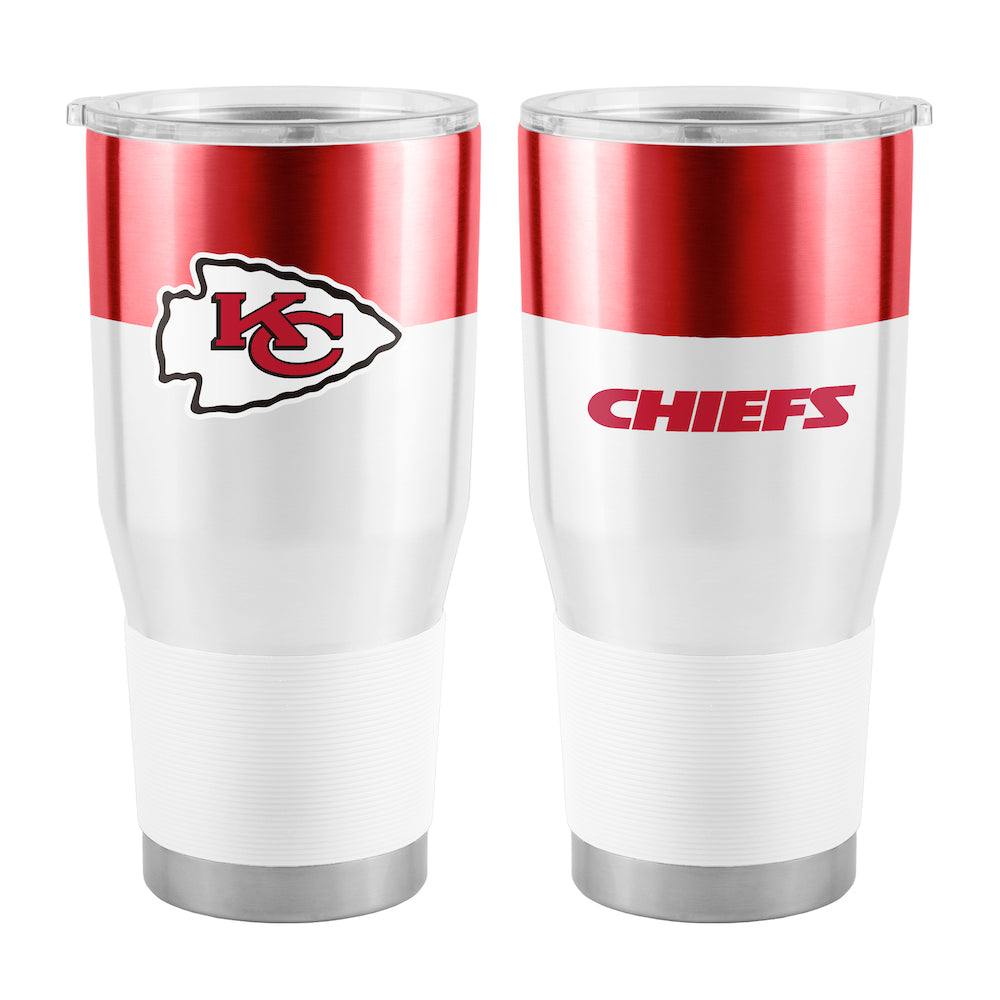 Kansas City Chiefs 30 oz color block travel tumbler