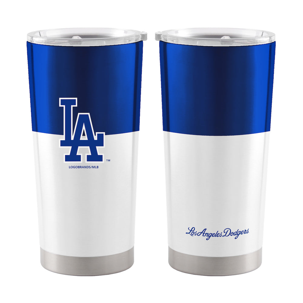 Los Angeles Dodgers 20 oz color block travel tumbler