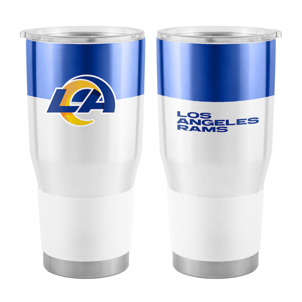 Los Angeles Rams 30 oz color block travel tumbler