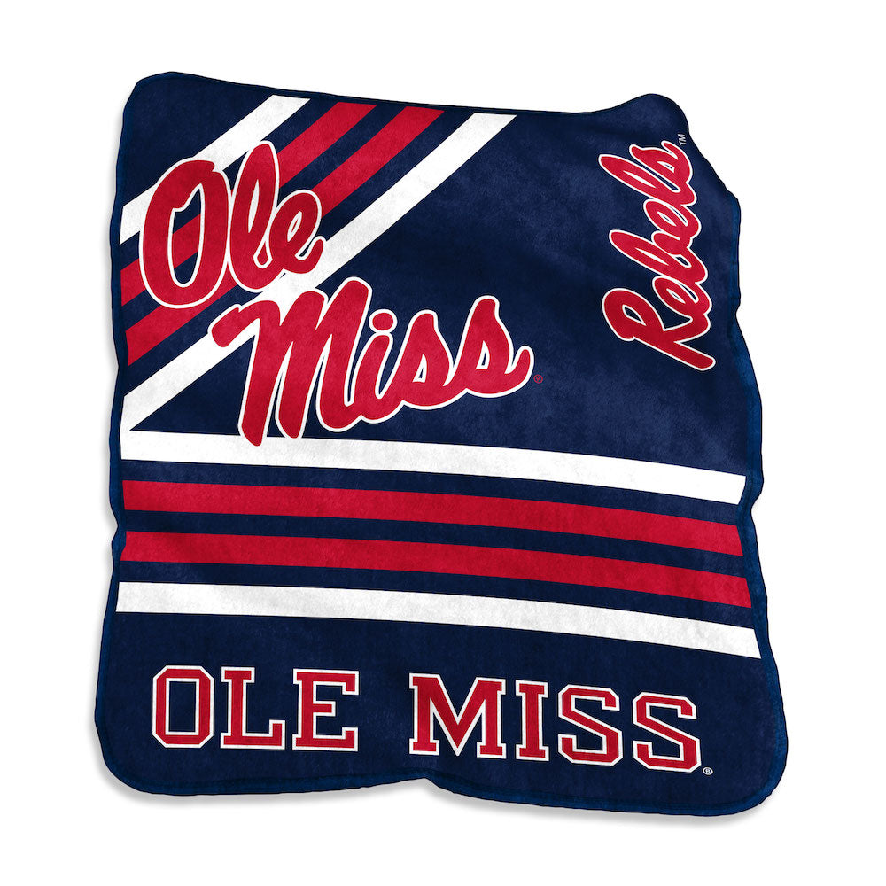 Mississippi Rebels Raschel throw blanket
