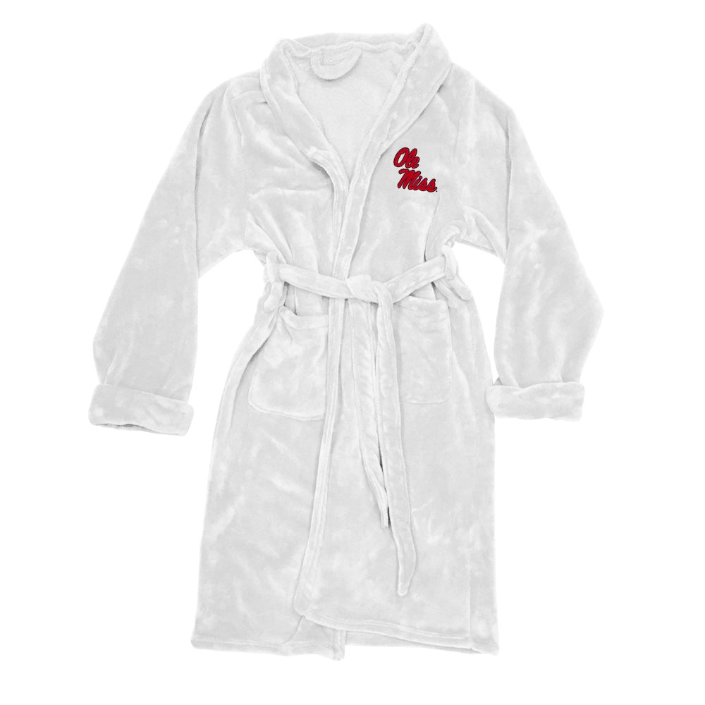 Mississippi Rebels silk touch bathrobe