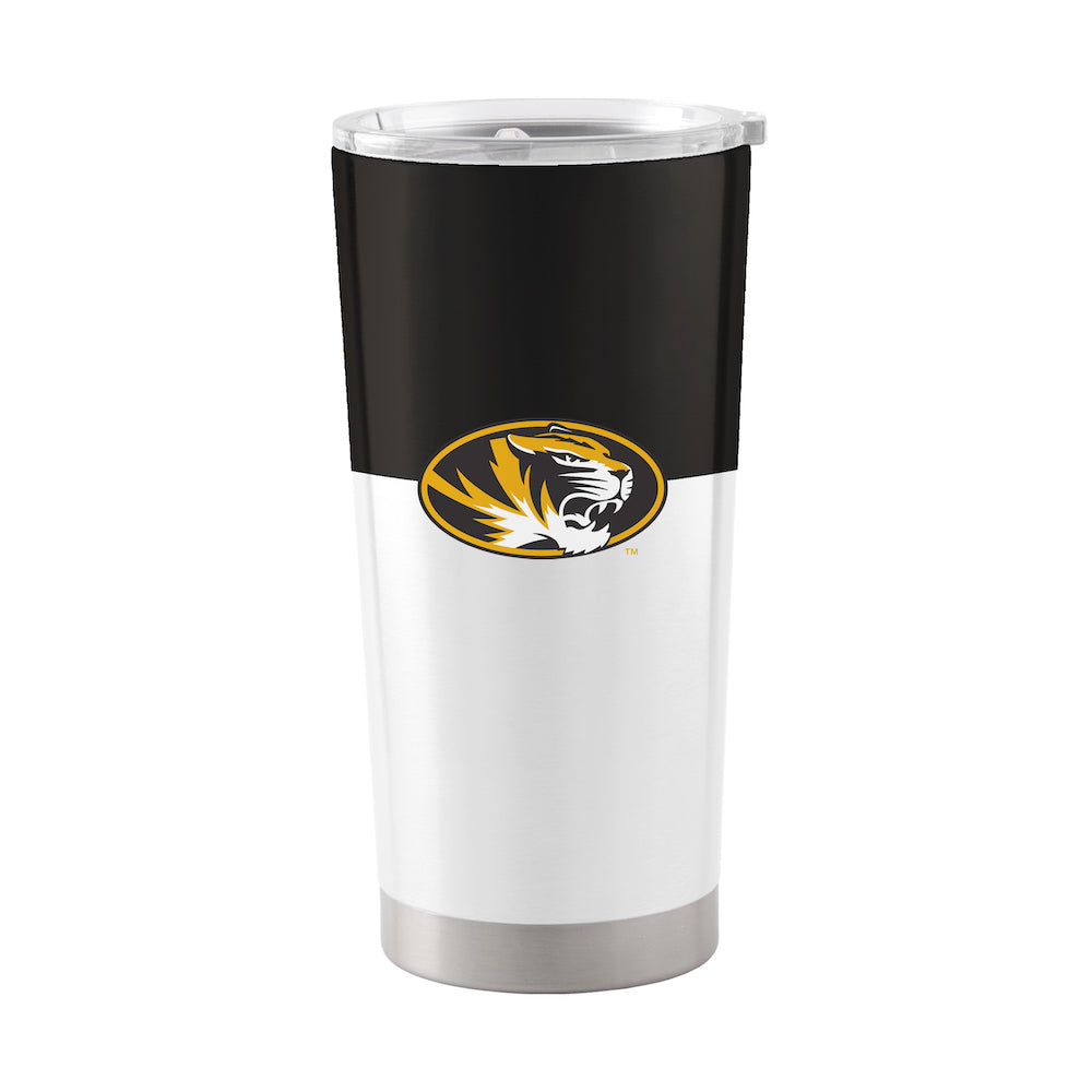 Missouri Tigers 20 oz color block travel tumbler