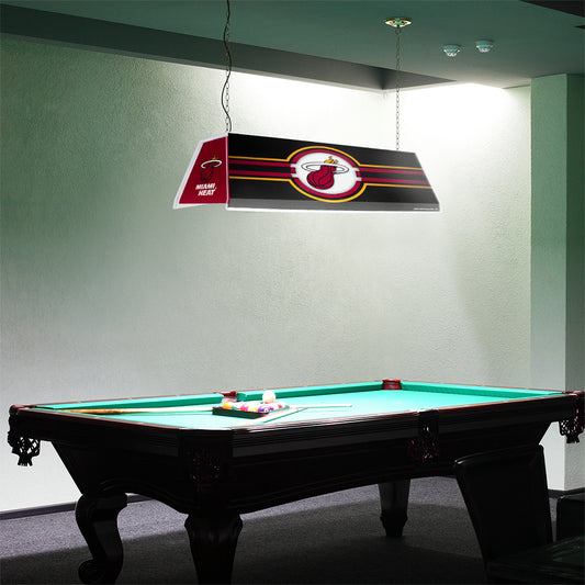 Miami Heat Edge Glow Pool Table Light Room View