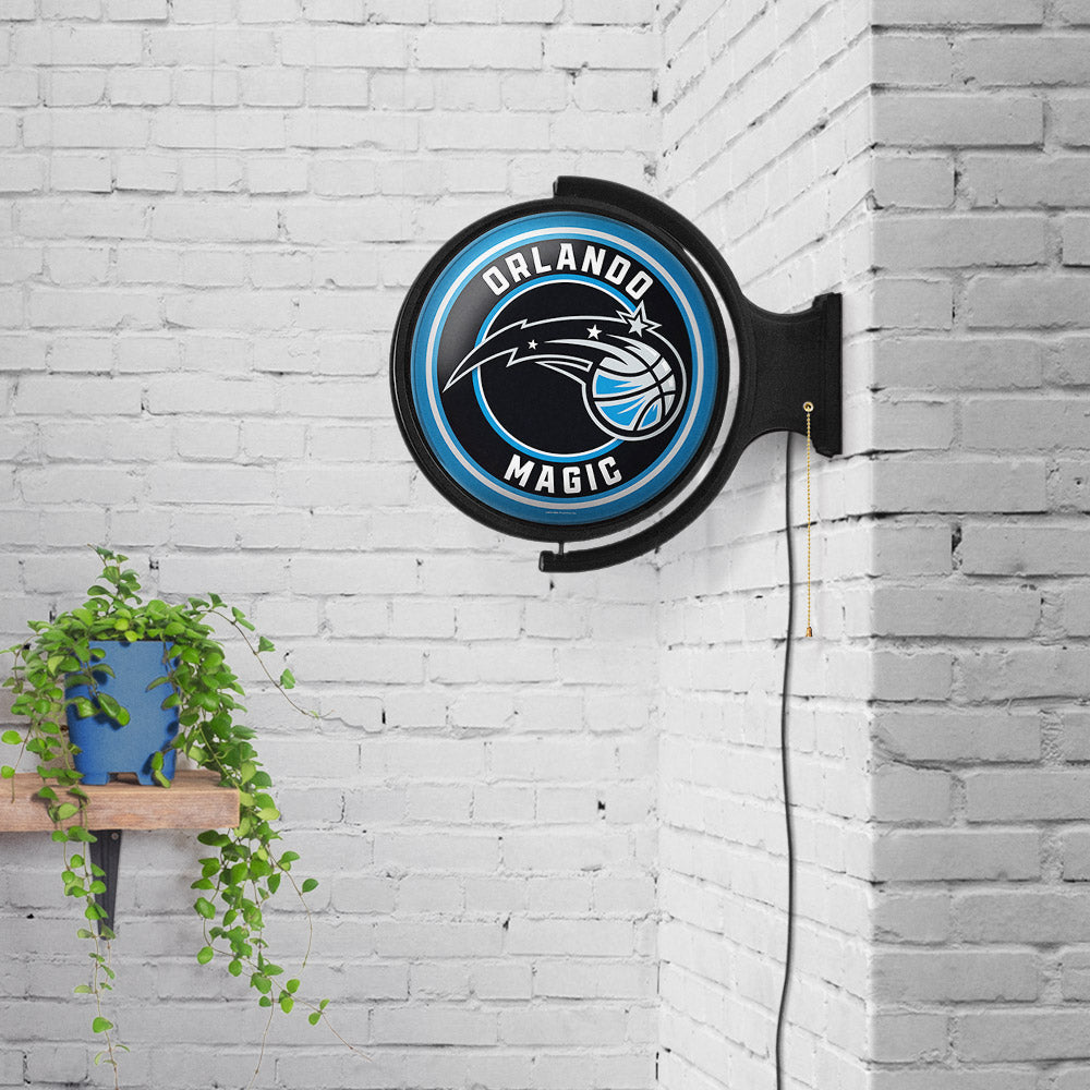 Orlando Magic Round Rotating Wall Sign Room View