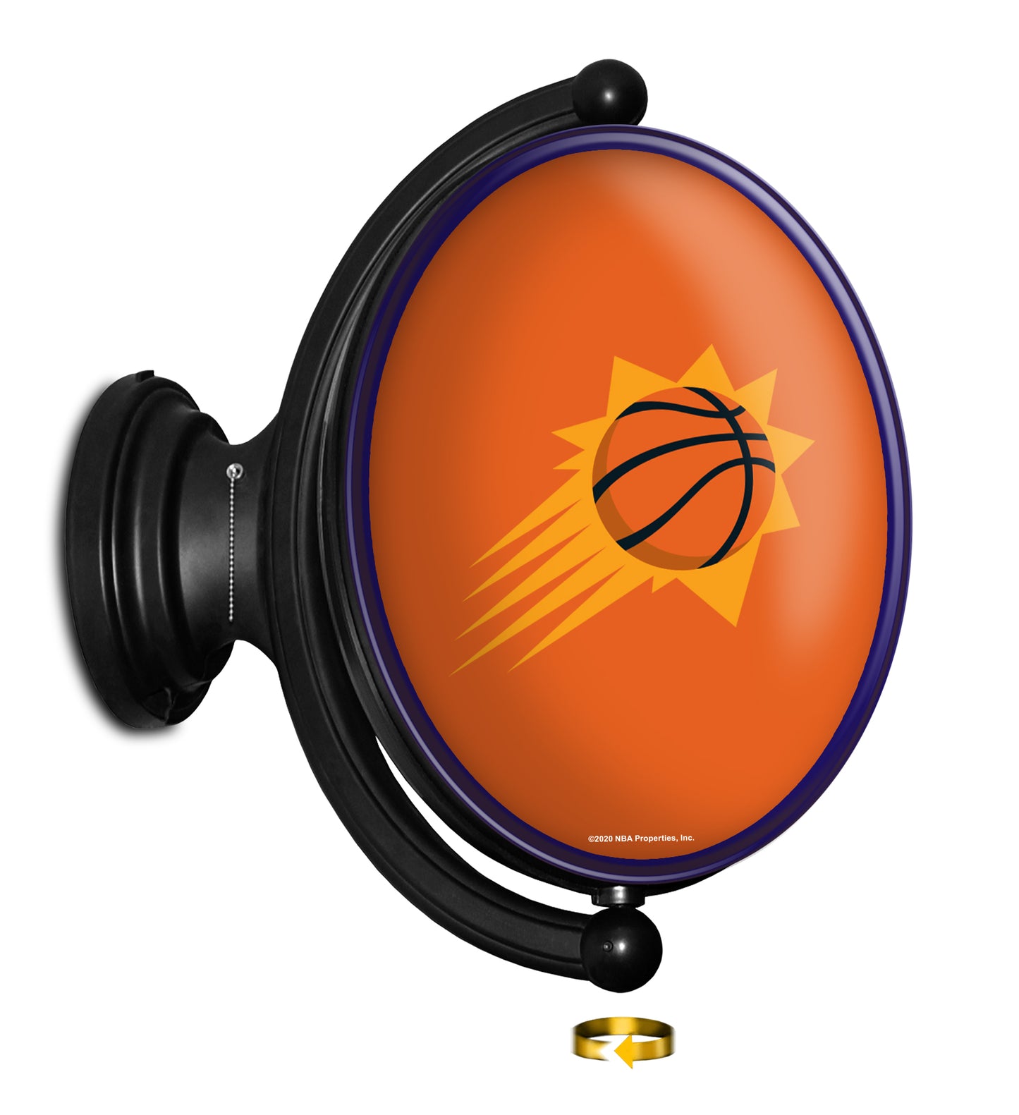 Phoenix Suns Oval Rotating Wall Sign
