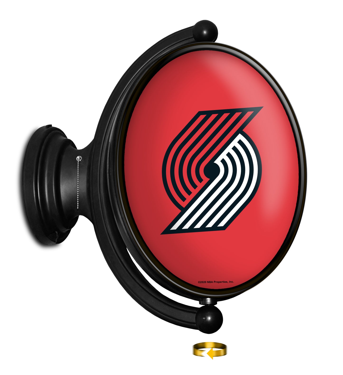 Portland Trail Blazers Oval Rotating Wall Sign