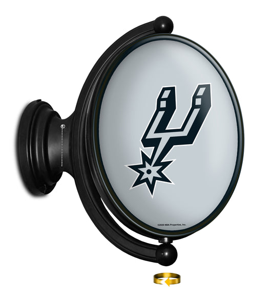 San Antonio Spurs Oval Rotating Wall Sign