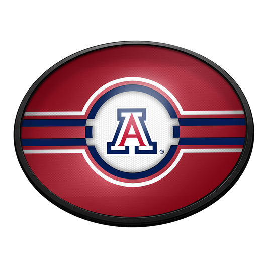 Arizona Wildcats Slimline Oval Lighted Wall Sign