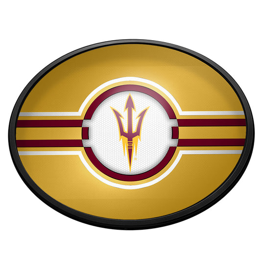 Arizona State Sun Devils Slimline Oval Lighted Wall Sign