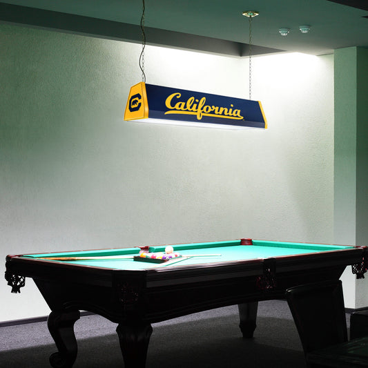 California Golden Bears Standard Pool Table Light Room View