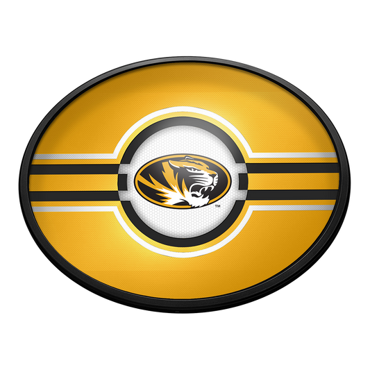 Missouri Tigers Slimline Oval Lighted Wall Sign