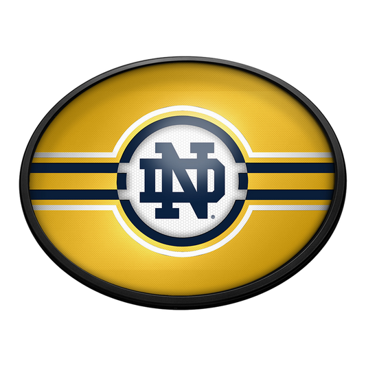 Notre Dame Fighting Irish Slimline Oval Lighted Wall Sign