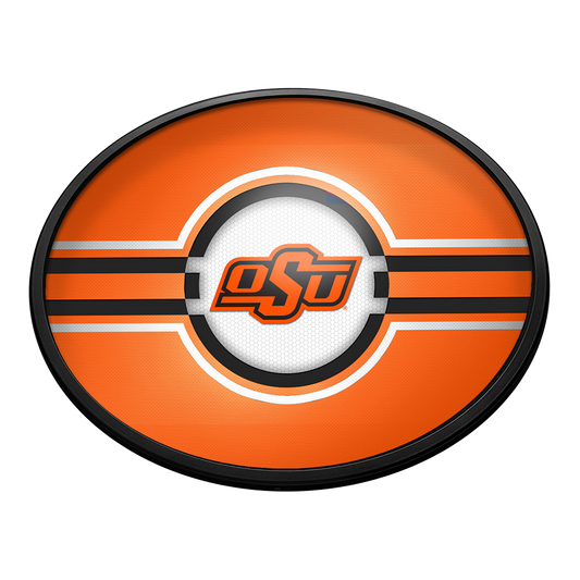 Oklahoma State Cowboys Slimline Oval Lighted Wall Sign