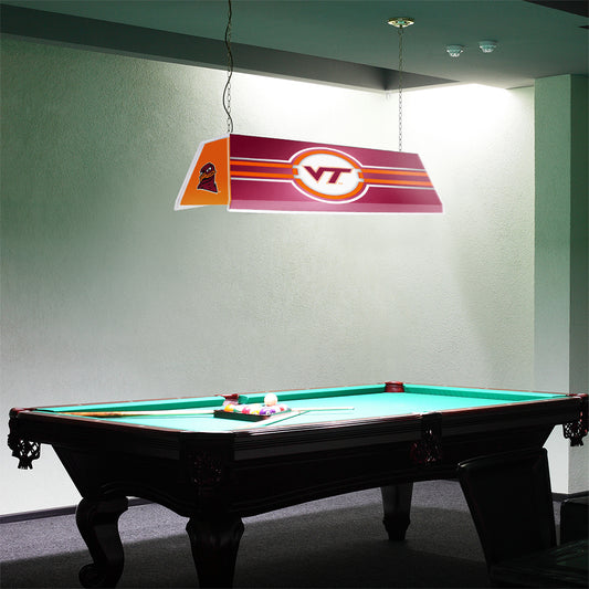 Virginia Tech Hokies Edge Glow Pool Table Light Room View
