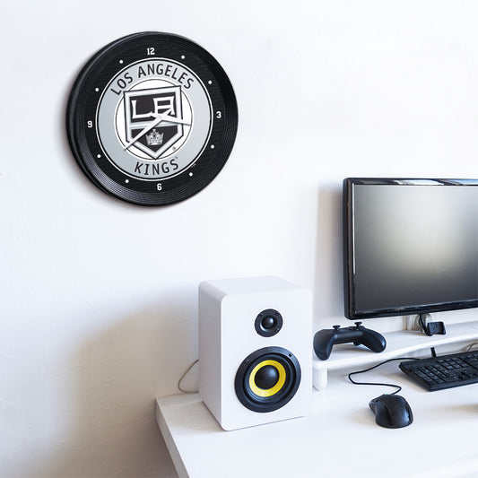 Los Angeles Kings Ribbed Wall Clock Room View