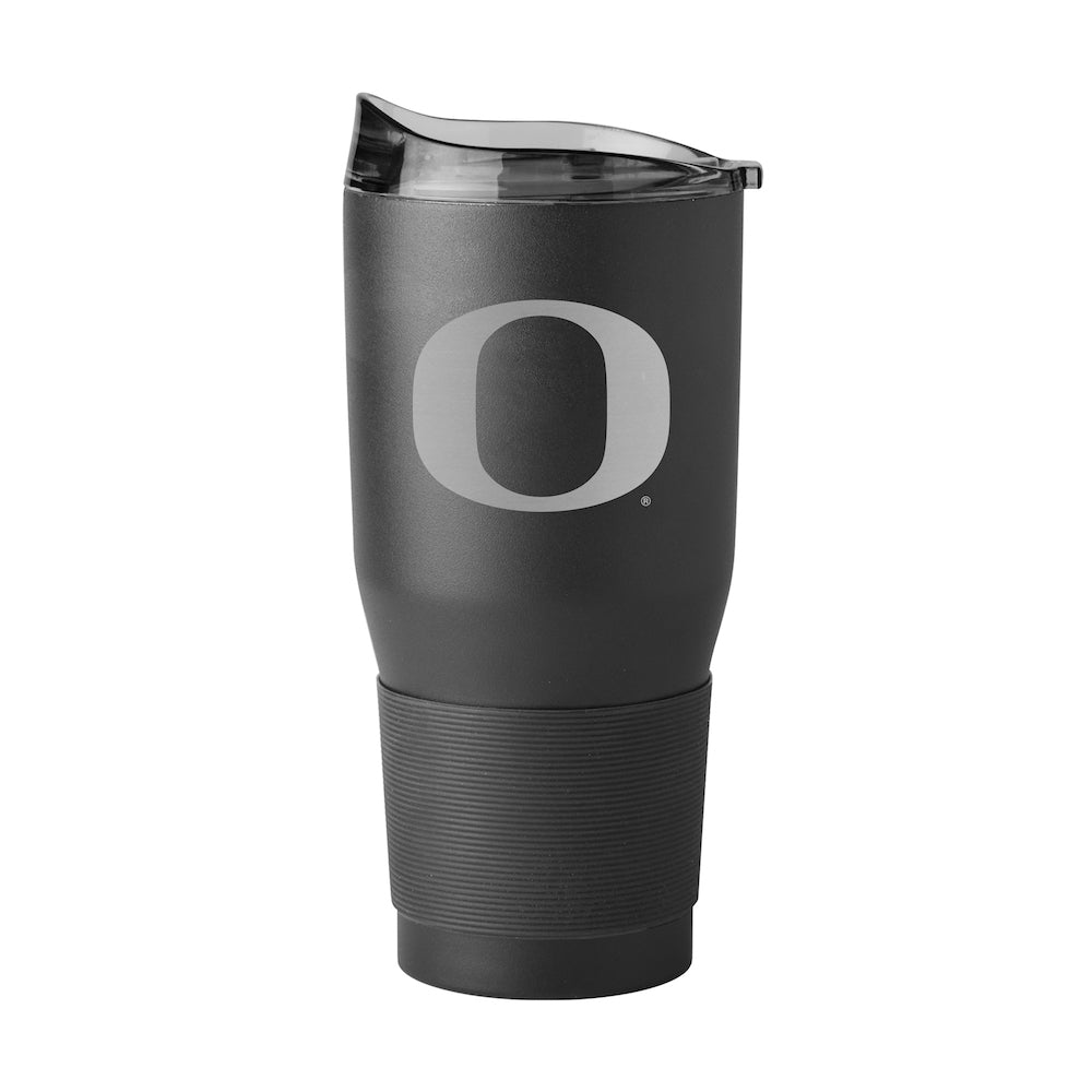 Oregon Ducks 30 oz black etch travel tumbler