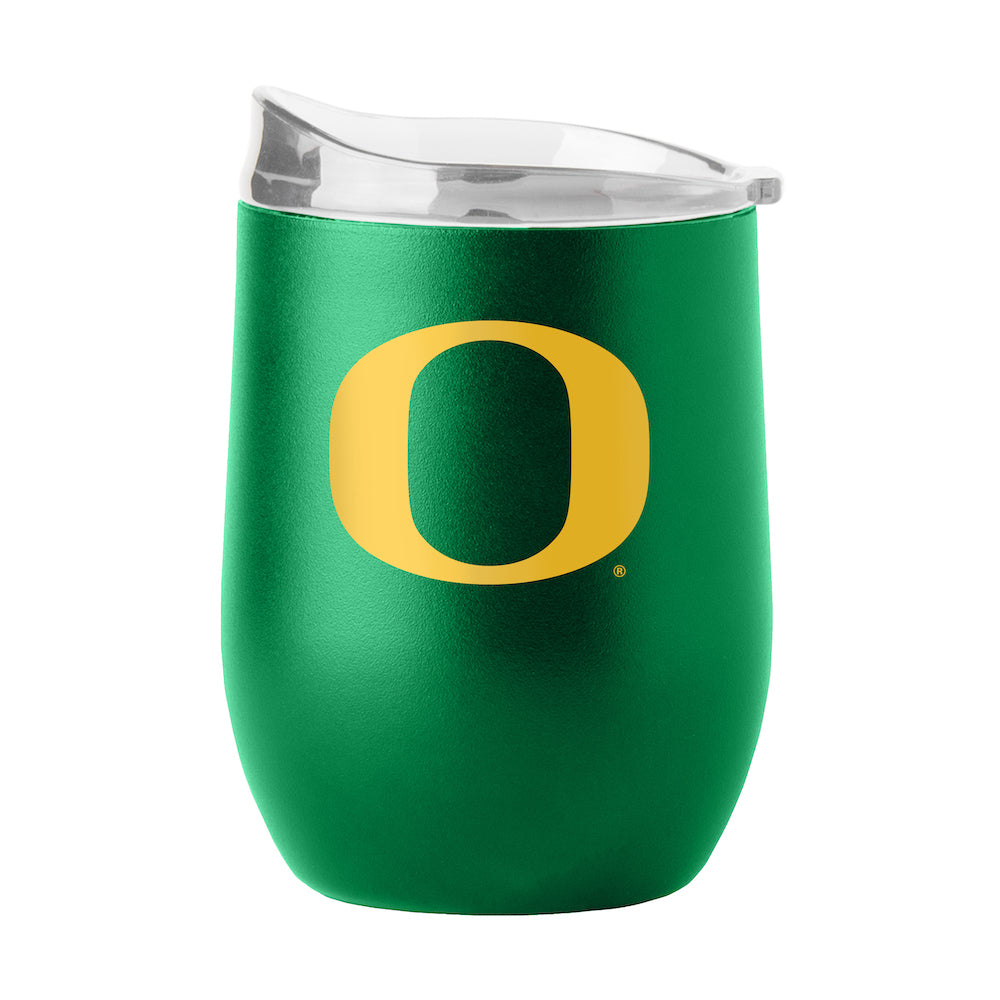 Oregon Ducks curved drink tumbler