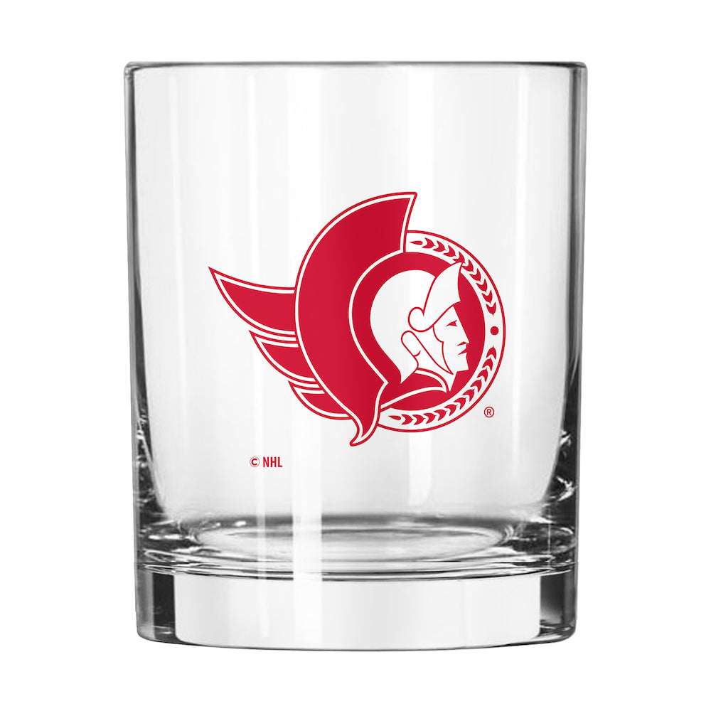 Ottawa Senators Rocks Glass