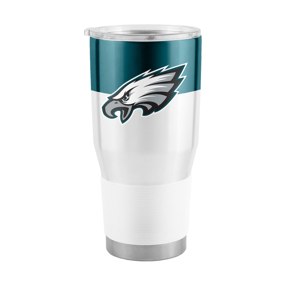 Philadelphia Eagles 30 oz color block travel tumbler