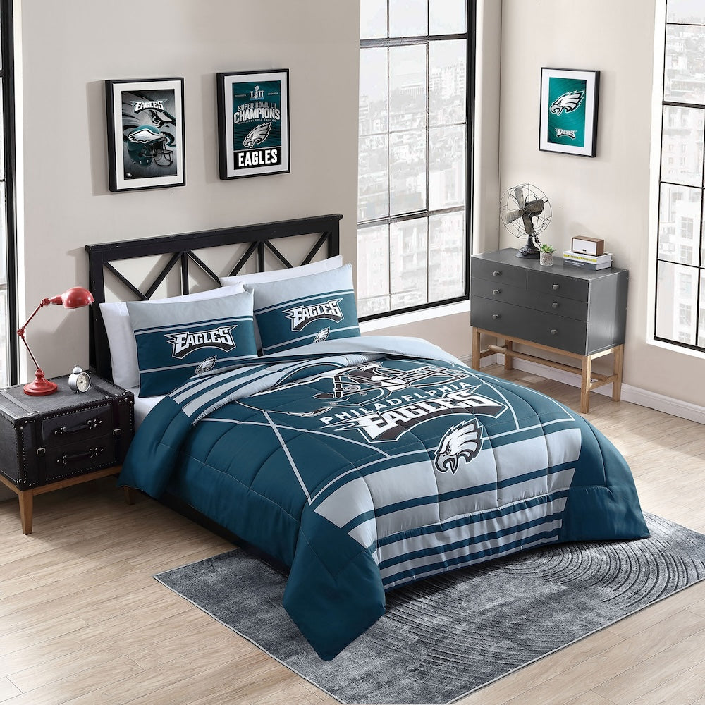 Philadelphia Eagles queen size comforter set