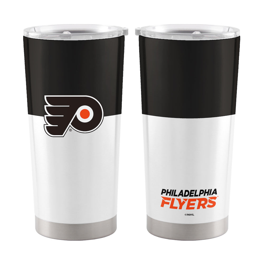 Philadelphia Flyers 20 oz color block travel tumbler
