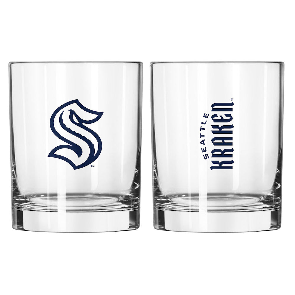 Seattle Kraken Rocks Glass