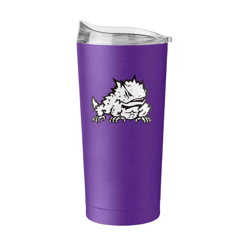 TCU Horned Frogs 20 oz travel tumbler