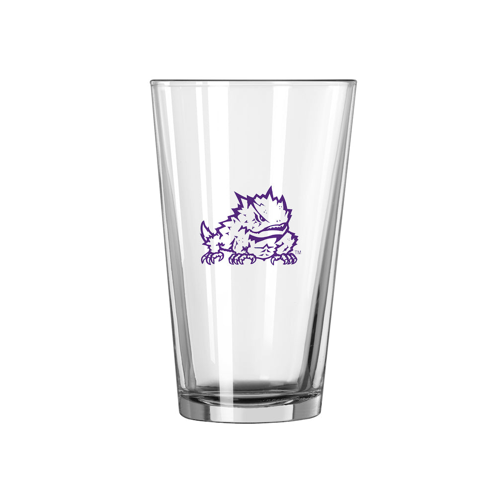 TCU Horned Frogs pint glass