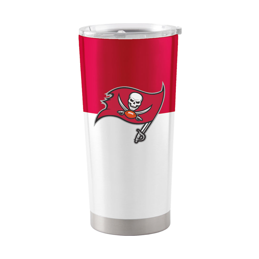 Tampa Bay Buccaneers 20 oz color block travel tumbler