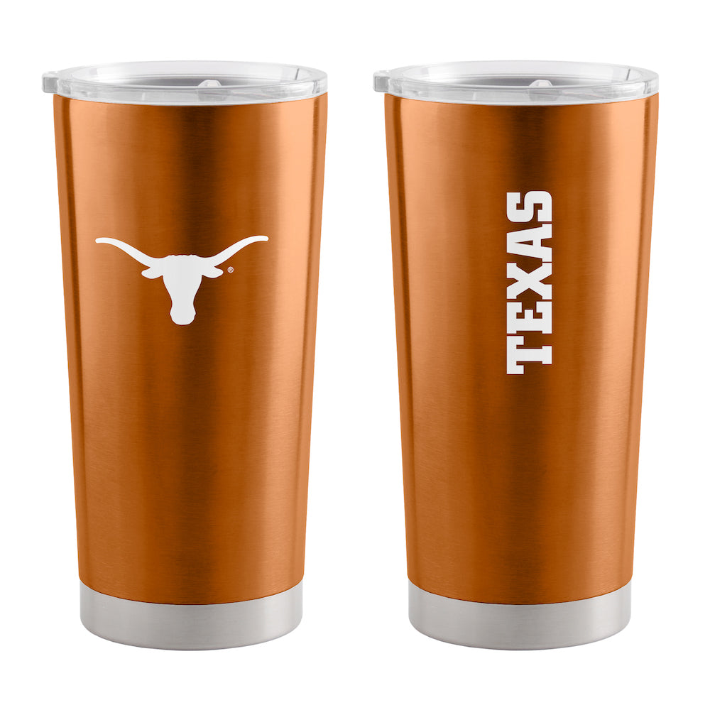 Texas Longhorns 20 oz stainless steel travel tumbler