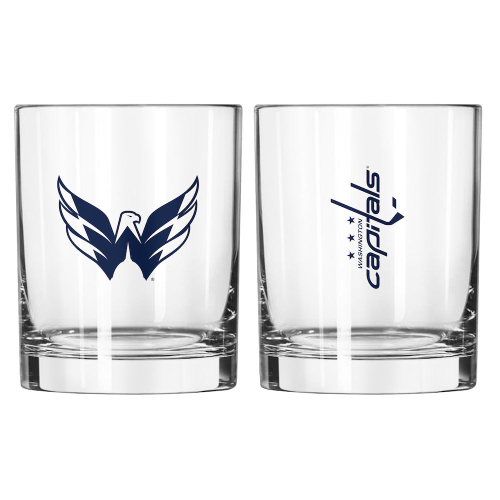 Washington Capitals Rocks Glass