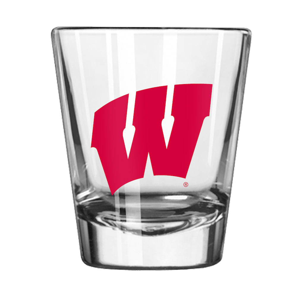 Wisconsin Badgers shot glass