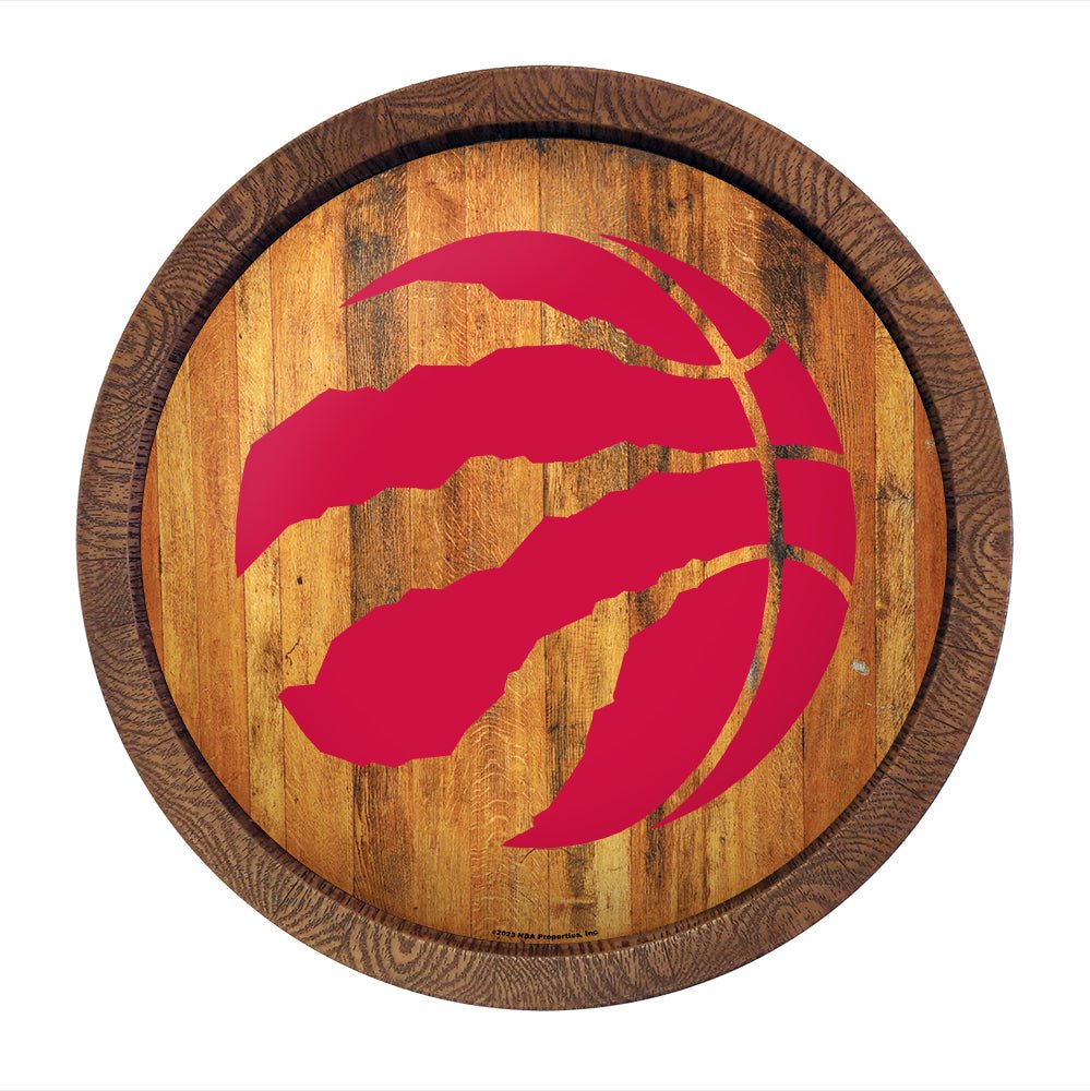 Toronto Raptors Barrel Top Sign