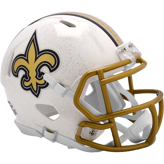 New Orleans Saints 2025 Alternate mini helmet