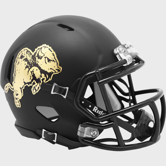 Colorado Buffaloes chrome mini helmet