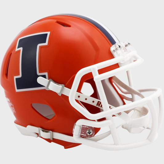Illinois Fighting Illini mini helmet