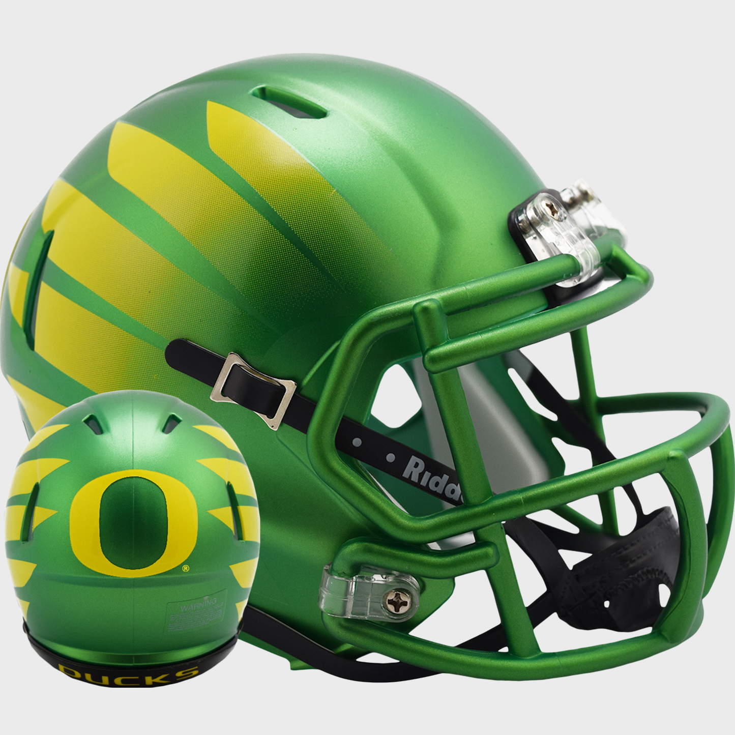 Oregon Ducks mini helmet painted wings