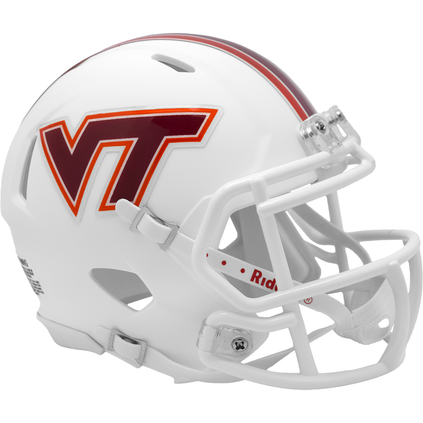 Virginia Tech Hokies white mini helmet