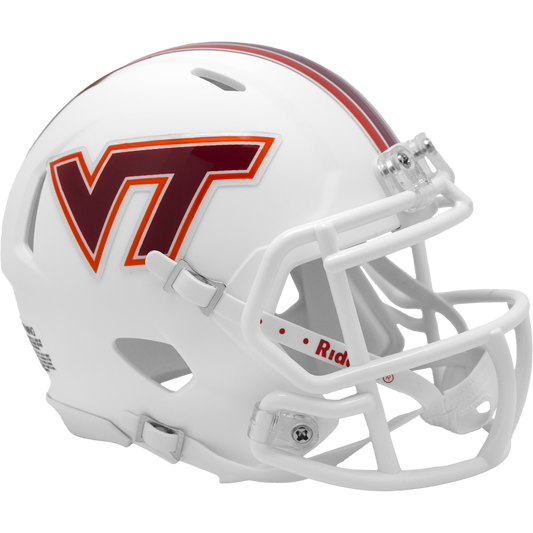 Virginia Tech Hokies white mini helmet