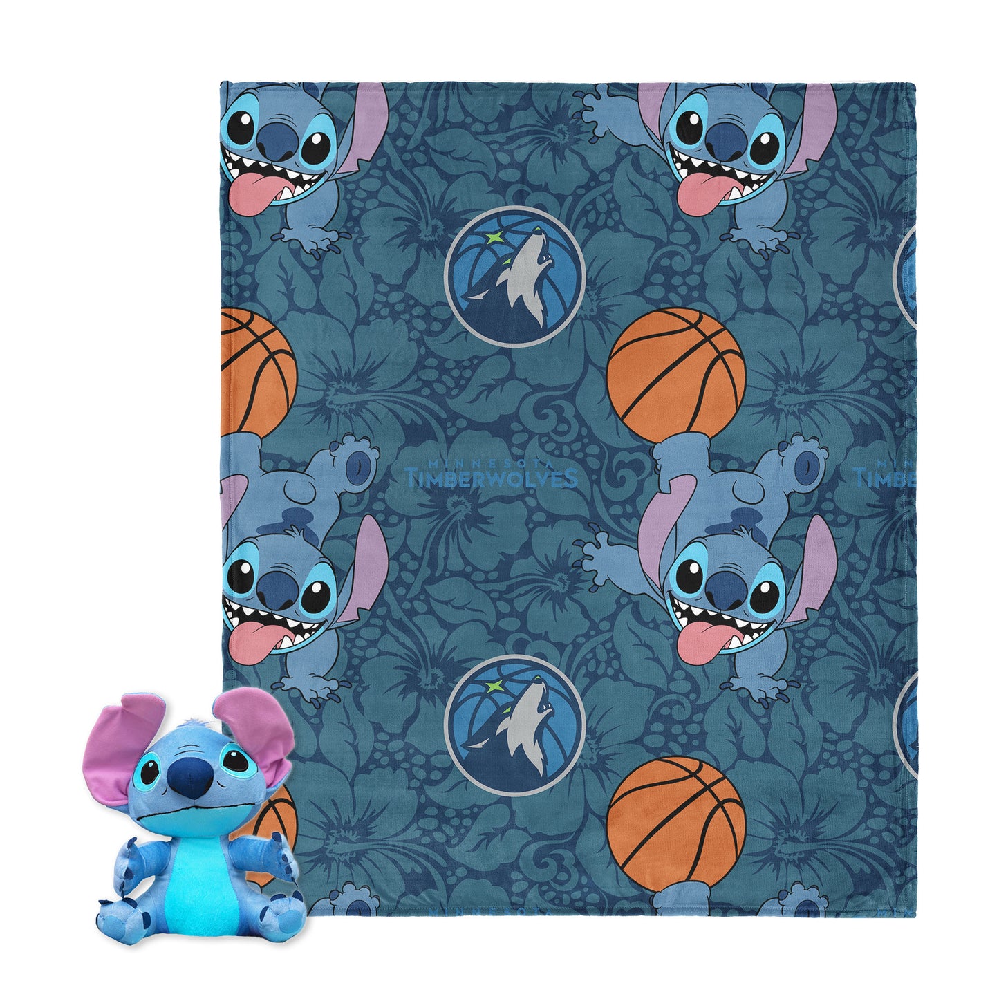 Minnesota Timberwolves Lilo and Stitch Hugger Toy