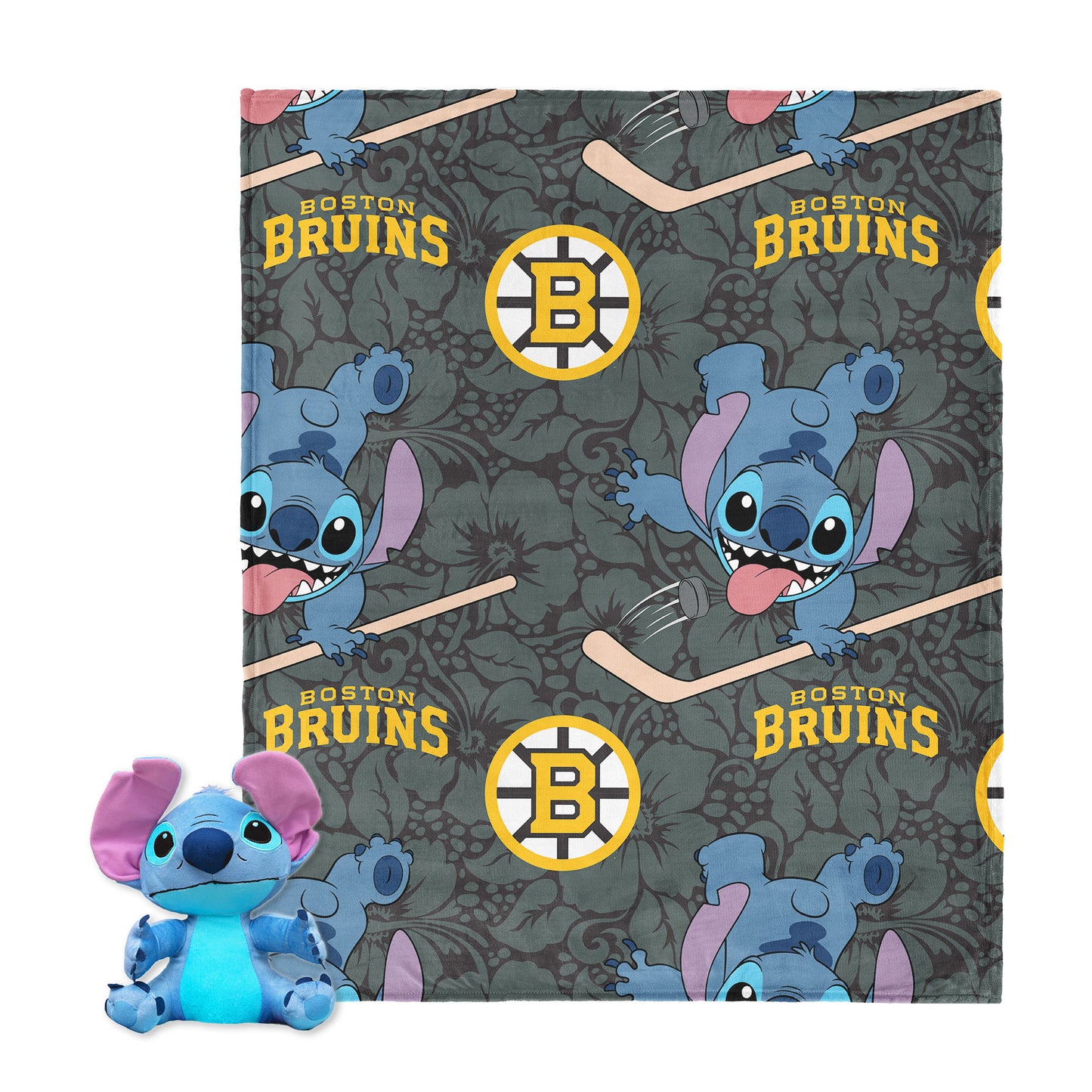 Boston Bruins Lilo and Stitch Hugger Toy