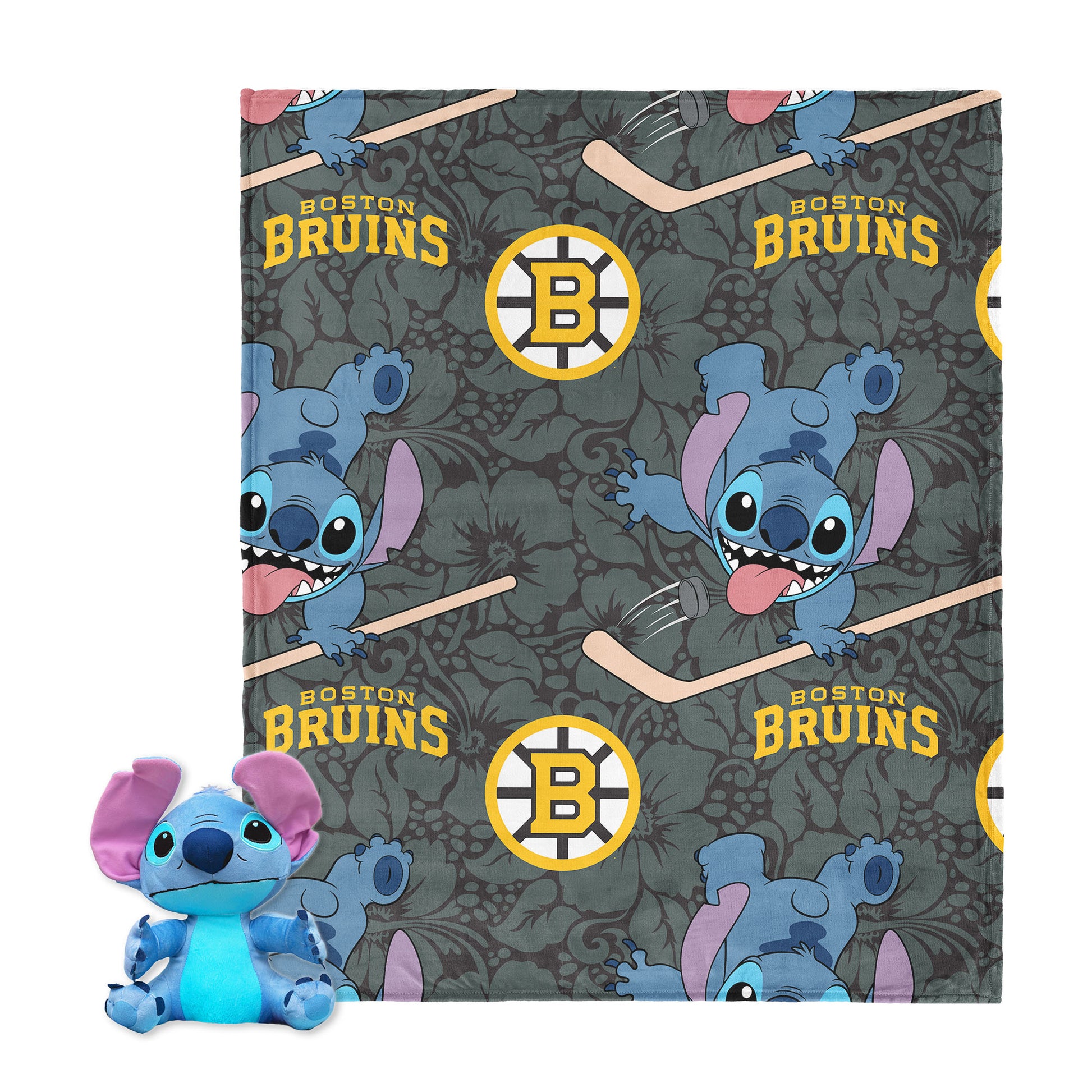 Boston Bruins Lilo and Stitch Hugger Toy
