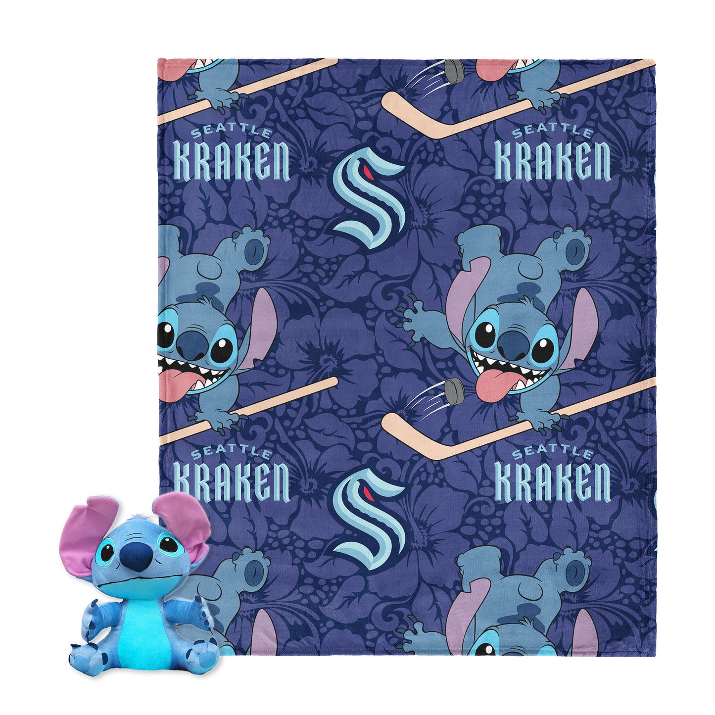 Seattle Kraken Lilo and Stitch Hugger Toy