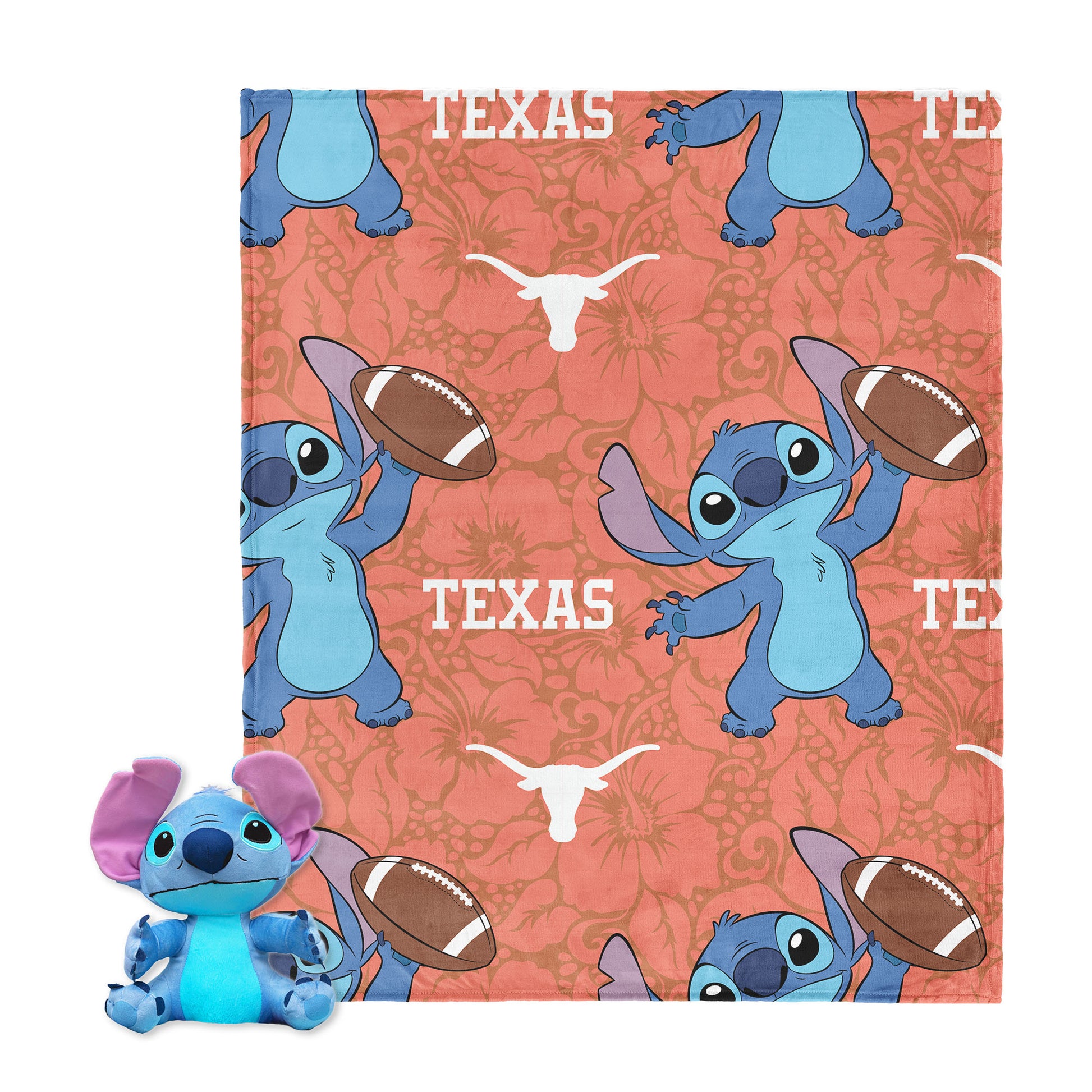 Texas Longhorns Lilo and Stitch Hugger Toy